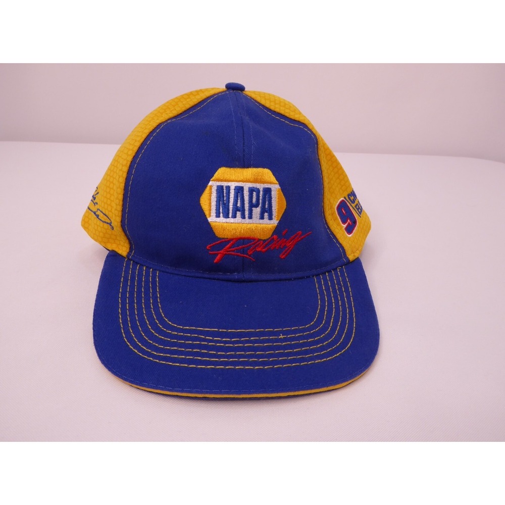 Napa Racing Chase Elliott Car 9 Blue Yellow Baseball Cap Hat Adjustable